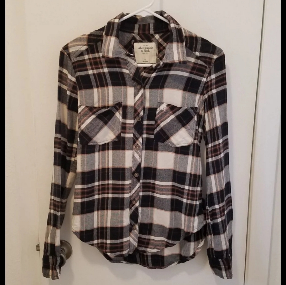 Soft plaid flannel shirt